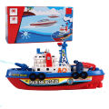Kids Electric Fire Boat Simulation Fire Fighting Boat Toy Pool Toys Marine Models With Music Light. 