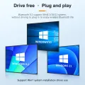 USB Bluetooth 5.3 Adapter Wireless BT 5.3 Receiver Dongle High Speed Transmitter Mini Bluetooth USB Adapter For PC Laptop. 