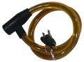 Heavy Duty Helmet Lock Anti-Theft Multipurpose Steel Cable Safety Lock with 2 Keys for Bike, Bicycle & Cycle.
