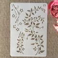 Stencil for Wall & Fashion Painting Template 10in by 8in.. 