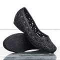 Pump shoe for women | HIR-57 | Black Wedged peep toe sandal for girls Heel shoe for women shoe for girls. 
