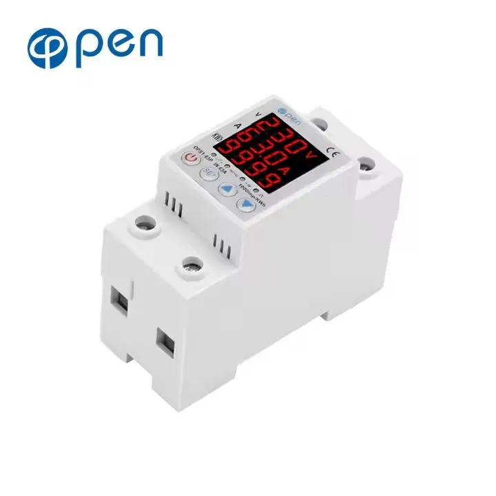 63A%20230V%203IN1%20Display%20Din%20Rail%20Adjustable%20Over%20Under%20Voltage%20Surge%20Protector%20Relay%20Over%20Current%20Protect%20Kwh%20Power%20watt%20Meter%20-%20Image%206