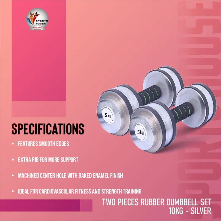 Two%20Pieces%20Rubber%20Dumbbell%20Set%20-%2010kg%20-%20Silver%20-%20Image%204
