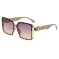 Women's 2024 Spring Fashion Retro Oversized Sunglasses F Brand Square Shades European and American Trendy Street Style Fashion Sun Glasses.
