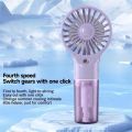 New Handheld Mini Air Conditioner USB Rechargeable Portable Humidifying Fan Low Noise Home Office With Spray Small Fan.