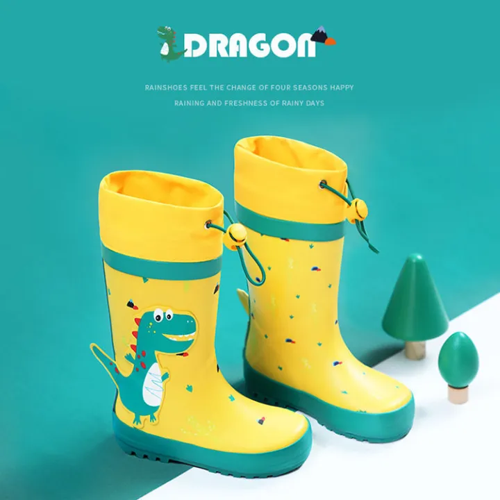 Children's%20Rain%20Boots%20Waterproof%20Shoes%20Boys%20and%20Girls%20Rain%20Boots%20Toddler%20Thick%20Wear-Resistant%20Non-Slip%20Elementary%20School%20Baby%20Rubber%20Dress%20Boots%20-%20Image%206