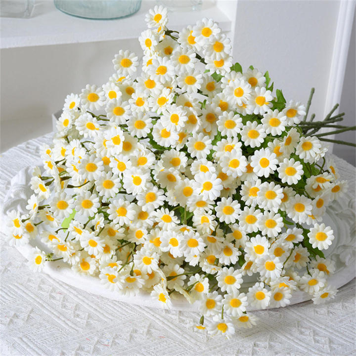 Artificial Flowers Silk Flowers Daisy Bouquet Home Decoration Wedding Decoration