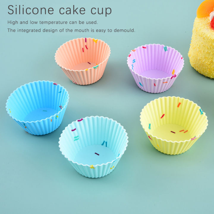 5/9Pcs Silicone Cake Mold Multi-shape Muffin Cupcake Baking Molds