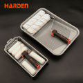 Harden 4" 7Pcs Roller Brush Set Cost-effective smart paint roller, painting rollers and brushes, microfiber paint roller set 620133. 