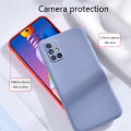 Tokifu Samsung Galaxy M51 Casing The New Liquid Silicone Phone Case All-inclusive Shockproof Back Cover.