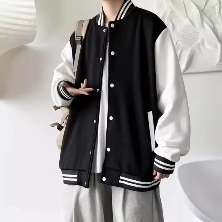 College%20Style%20Baseball%20Jacket%20Men's%20Middle%20School%20Students%202023%20Spring%20and%20Autumn%20New%20Loose%20Hong%20Kong%20Style%20Boys%20Jacket%20Thin%20-%20Image%203