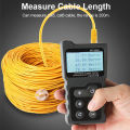 Multi-functional LCD Network Cable Tester Wire Tracker PoE Checker Inline PoE Voltage and Current Tester with Cable Tester with Illuminate Function.