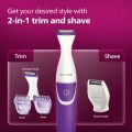 Philips BRT383/15 Battery Operated Essential Ladies Trimmer. 