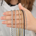 Stainless Steel Cuban Minimalist Link Chain For Men.