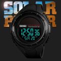 SKMEI 1405 Sport Solar Energy Watch for Men Digital 5Bar Waterproof Back Light Electronic Mens Watches Clock 1025 Montre Homme. 