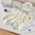 Simplicity Economize Sweet Cherry Frill Solar System Sock Child Spring And Summer.