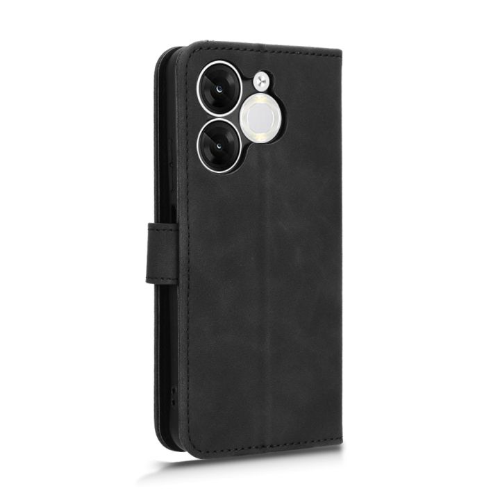 (New)%20Skin%20Feel%20Magnetic%20Flip%20Leather%20Phone%20Case%20For%20itel%20A80%20-%20Image%203