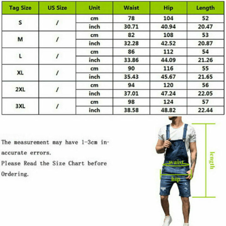 Mens%20Casual%20Denim%20Jeans%20Overalls%20Jumpsuit%20Dungarees%20Cargo%20Work%20Shorts%20Playsuit%20-%20Image%207