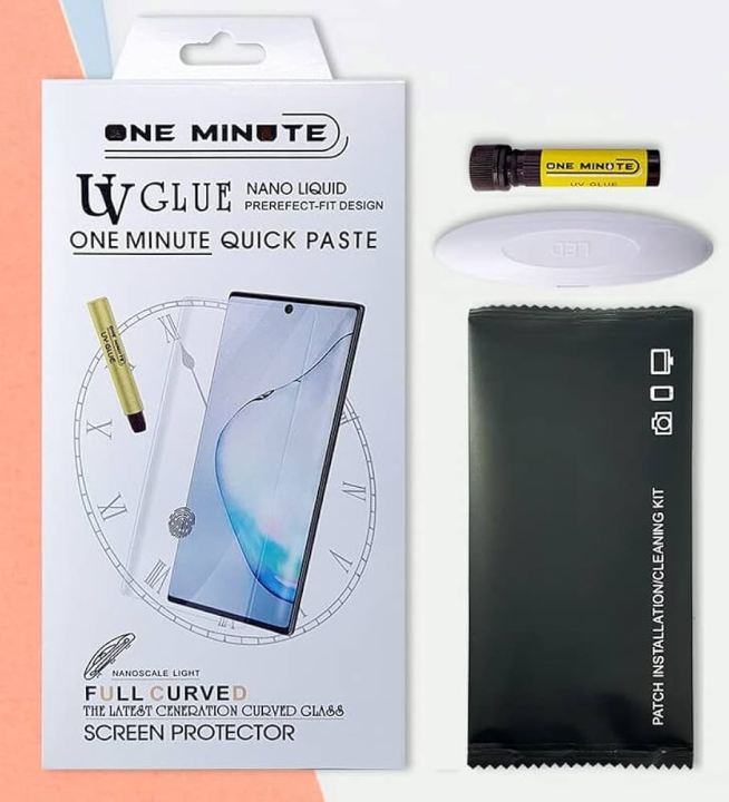 For Vivo V30E Authentic Pure One Minute UV Nano Optics Full Glue Premium Tempered Curved Glass Screen Protector Super Quality