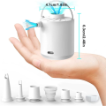 Mini Air Pump Portable Camping Light Tiny Inflator/Deflator Pump with Battery USB Rechargeable for Pool Floats Air Bed.