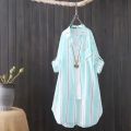 New Chiffon Long Shirt Women's Sun-Protective Clothing Long Sleeve Fashion Design Loose All-Match Chic Coat for Women.