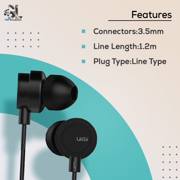 UiiSii%20HM16%20Metal%20Bass%20Headphones%20/%20%20Uiisii%20Hm13%20In-Year%20Dynamic%20Headset%20With%20Microphone%20-%20Headphone%20-%20Image%203