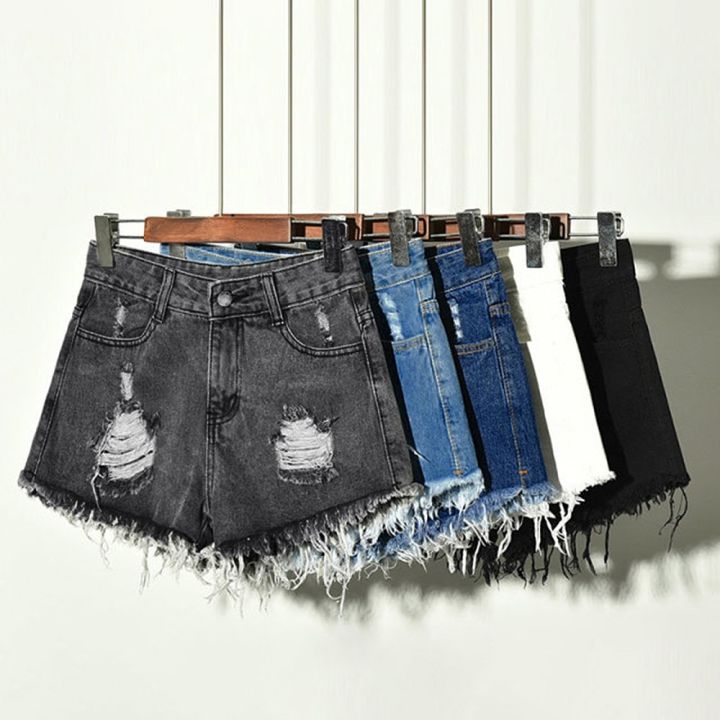 Summer%20Casual%20Summer%20Denim%20Women%20Shorts%20High%20Waist%20Fur-lined%20Leg-openings%20Plus%20Sizes%20S-%20Short%20Jeans%20-%20Image%203