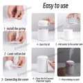 300ml H2O Air Humidifier Portable Mini USB Aroma,Lightning System Humidifier,001.