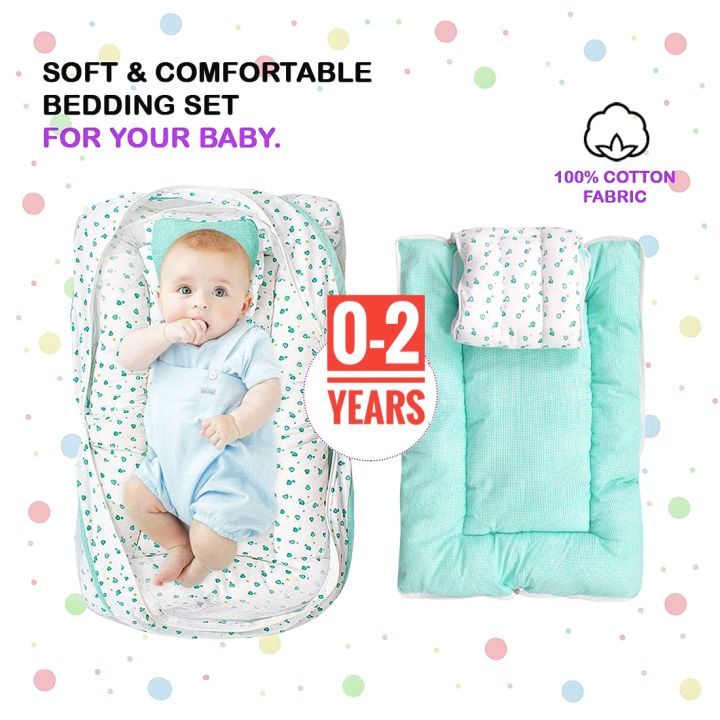 Pillow Baby Bed Complete Set Newborn Baby Bedding Combo Set