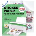 Sticker Photo Paper /EPSON Inkjet Glossy Photo A4 135g Self Adhesive Sticker Photo Paper For Photo Print/ Label/ Barcode Print. 