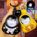 Cute Bear Bagpackl Light Keychain Bag Pendant Atmosphere Light Creative Declacing Toys..