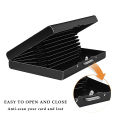Men RFID Blocking Card Holder Stainless Steel Metal Slim Wallet Money Bag Anti-scan Credit ID Thin Holder Case Small Male Wallet.