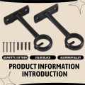 Ceiling Mounted Curtain Rod Brackets, Heavy Duty Ceiling Bracket.