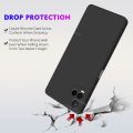 Vivo Y21T/Y21s/Y21/Y33s , Slim Fit Silky And Soft Touch Finish Silicone Matte Finish TPU - Black (With Logo).