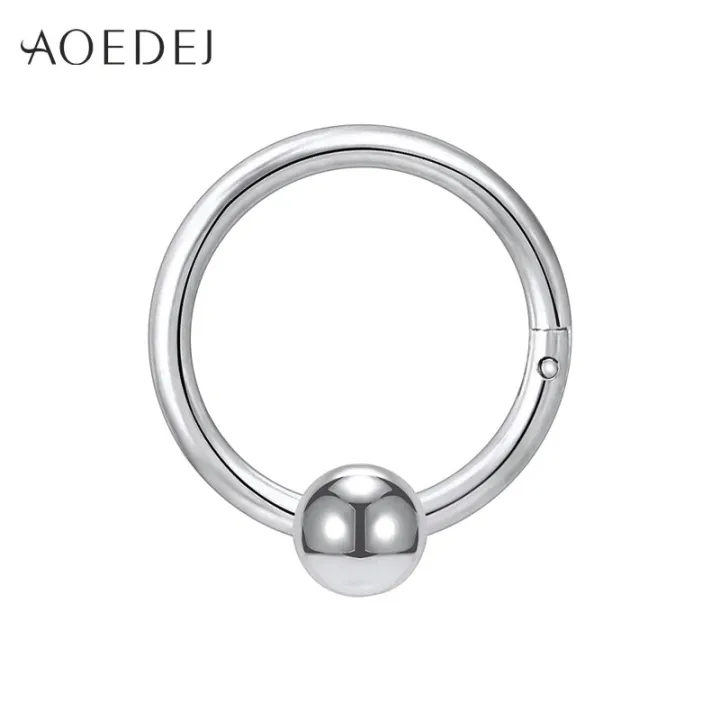 AOEDEJ%2016G%20Stainless%20Steel%20Cone%20Spiral%20Hinged%20Segment%20Ring%20Hoop%20For%20Septum%20Daith%20Helix%20Cartilage%20Piercing%20Body%20Jewelry%20Women%20-%20Image%207