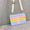 【FUPANG】New pop It iPad fidget toys for 11 Air Pro Mini 4 5 6 antistress silicone iPad case men women Popit S. 