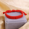 1/4Pcs Braided Red String Bracelets Bangle Adjustable Handmade Phoenix Tail Knot Bracelet Protection Lucky Charm Bangles Wrist Jewelry Gifts. 