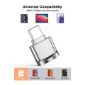 USB Type C to Micro-SD/TF Card Reader Micro-SD Card Adapter Memory Card Reader for Type-C B. 