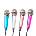 Mini Microphone Handheld Microfon 3.5mm Stereo Studio KTV Karaoke Portable Mikrof For Phone Laptop PC Desktop Audio Microphones. 
