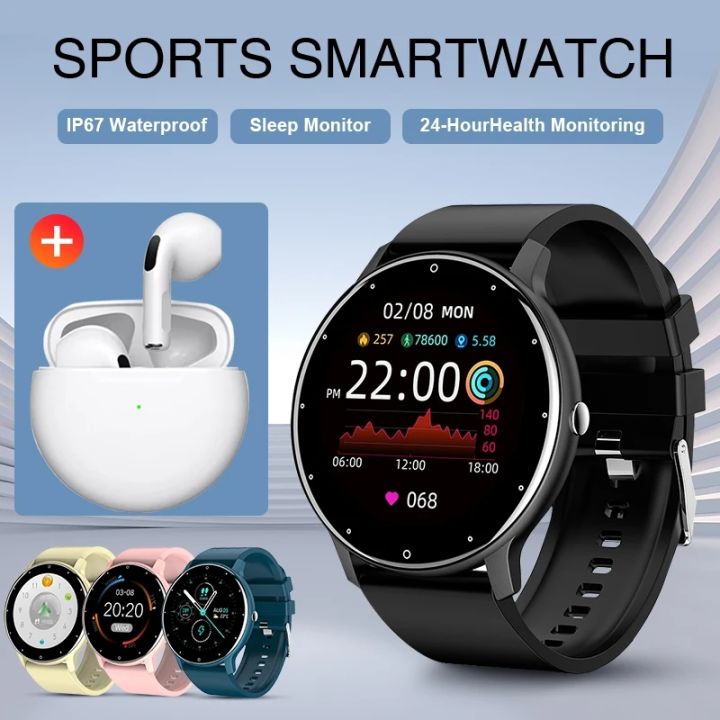 Smart Watch Sports Tracker Waterproof Bluetooth retailer Call+Bluetooth Earbuds Earphone