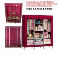 FASHIONABLE AND FORDABLE ALMIRAH | PORTABLE FOLDING WARDROBE CUPBOARD. 