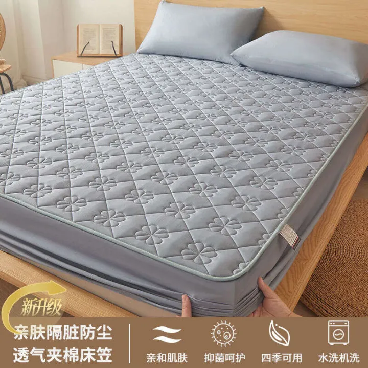 A-class%20cotton%20padded%20sheet,%20dirt%20proof,%20single%20thickened%20three%20piece%20set,%20mattress%20protection%20anti%20slip%20cover,%20bed%20sheet%20dust%20cover%20-%20Image%204