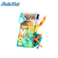 【Yurui】HelloKimi Cloth Book Stereoscopic Animal Tail Early Education Puzzle Book Early Learning Cloth BookDurable TailRustling Crinkle Soundfor Infants and Young. 