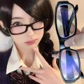 Blue Light Blocking Eyeglasses Japanese Design Square Frame Retro Spectacles Small Frame Lenses Blue Light Glasses for Women's Glasses Harajuku Fashion Night Reading Screen Eye Protection. 