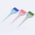 Professional Hair Dye Brush Plastic Crystal Hair Coloring Applicator Brush Hair Comb Barber Tools Salon Hair Styling Accessories. 