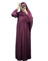 Dubai cherry fabric chest the rump abaya borka without hijab for women. 