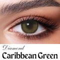 Bella Caribbean Green Diamond Color Contact Lens with Kit Box. Bella Diamond Series. #Caribbean.Gr.ee.n.