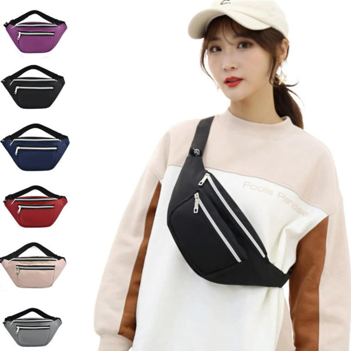 2%20Zippers%20Waterproof%20Sport%20Pouch%20Beach%20Outdoor%20Waist%20Bag%20Fashion%20Women%20Men%20-%20Image%203