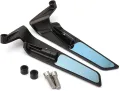 Looking Glass. Motorcycle Rearview Mirrors Wind Wing Adjustable Rotating Side Mirror Winglet Compatible. 