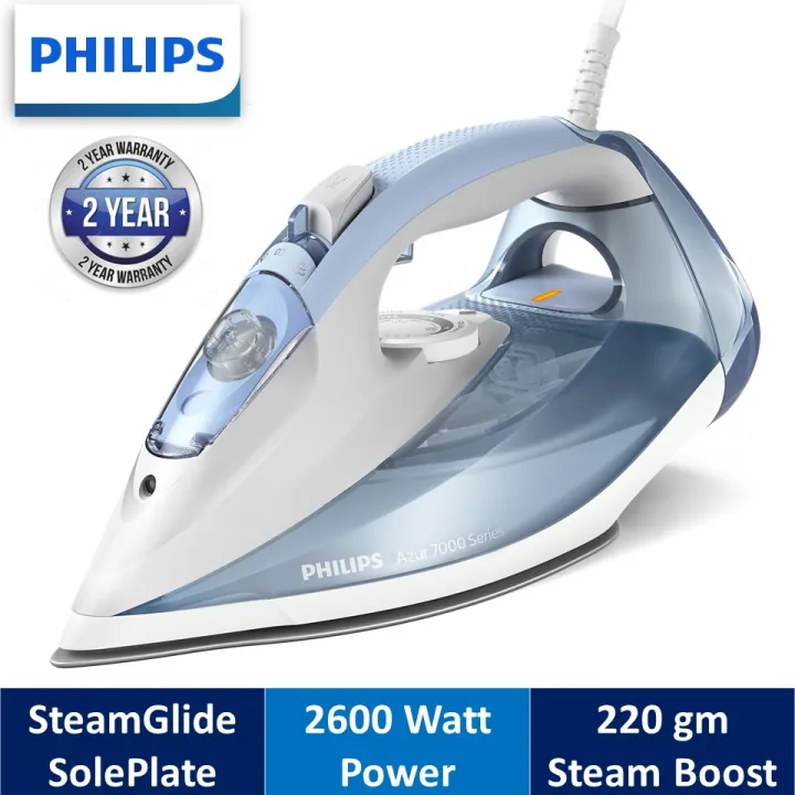 Philips%20DST7011/26%20Azur%207000%20Series%20SteamGlide%20Plus%20SolePlate%20HV%20Steam%20Iron%20%7C%202600%20Watt%20-%20Image%202